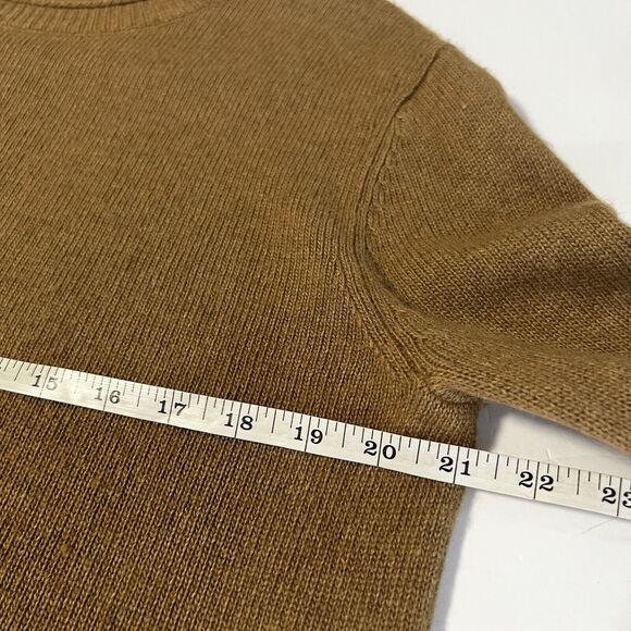 Jenni Kayne Sz XS Everyday Sweater camel wool blend Crewneck - Picture 10 of 11